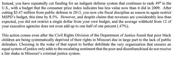 Governor starves public defender program, gets appointed to a case