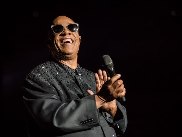 Stevie Wonder performs at Target Center, Minneapolis, in 2015.