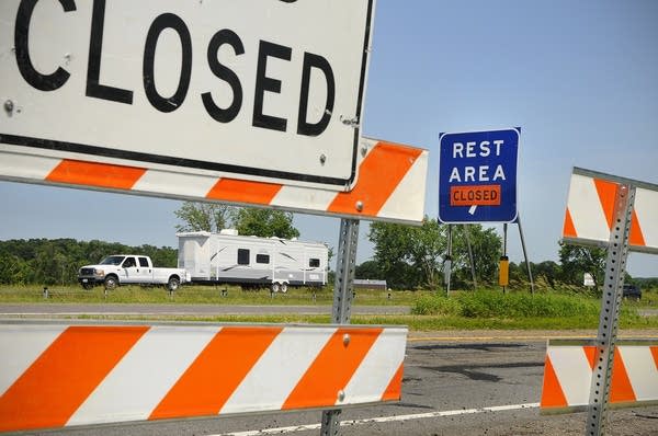 Rest stop closed