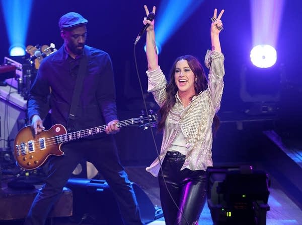 Alanis Morissette performs in concert during the "Austin City Limits" TV taping at ACL Live on October 06, 2023 in Austin, Texas.