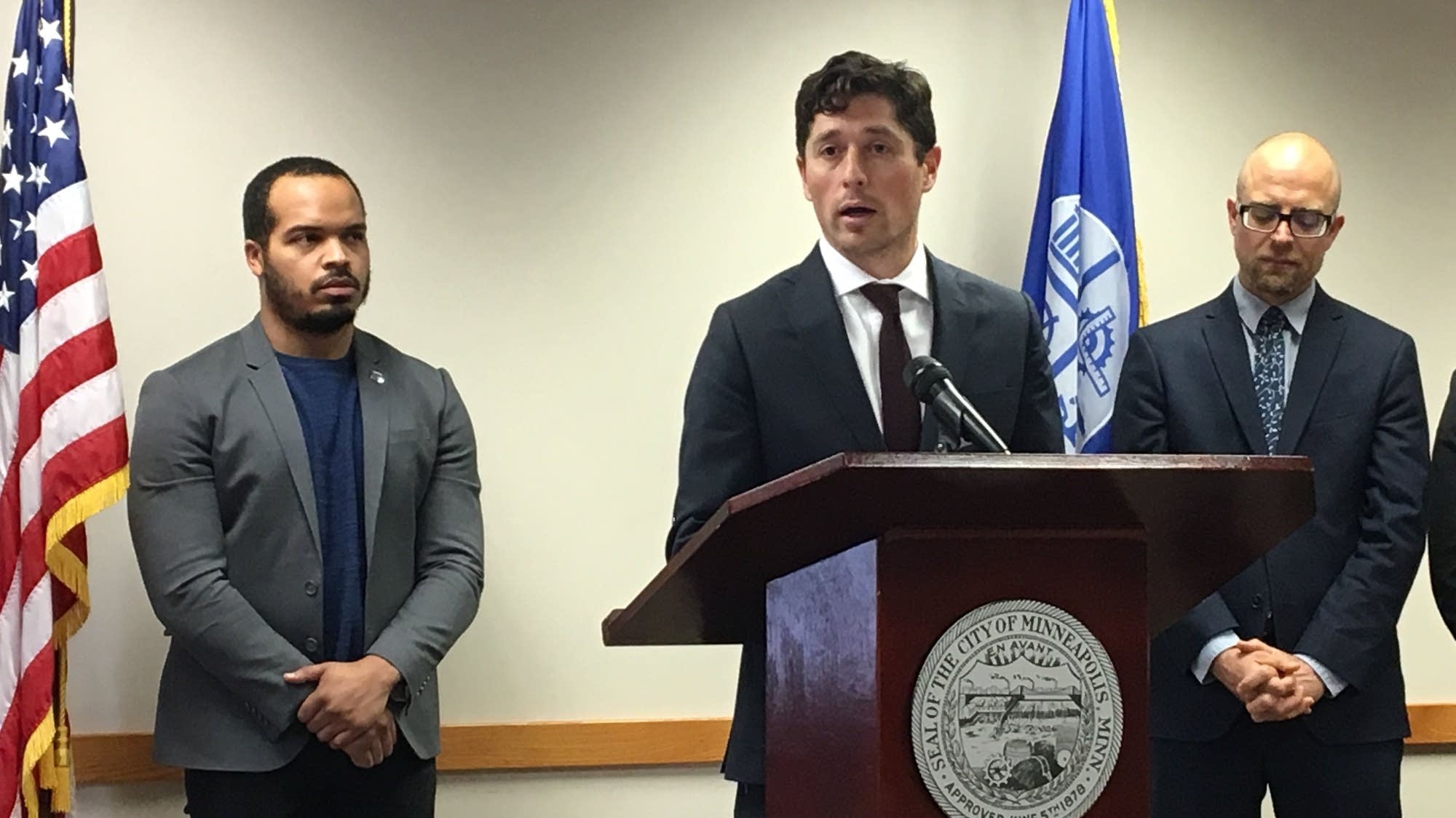 Minneapolis Mayor Jacob Frey announces the Ruszczyk family settlement