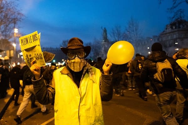 France faced months of protest over proposed pension reforms.