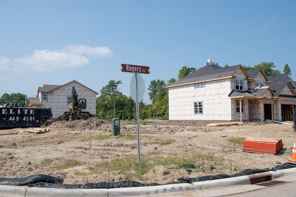 The Park, a new housing development, under construction.