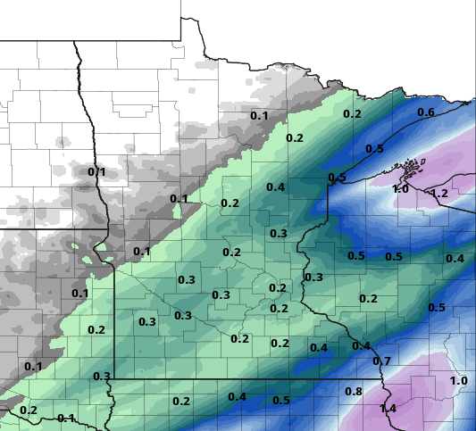 Showers, falling temperatures Friday; cooler weekend