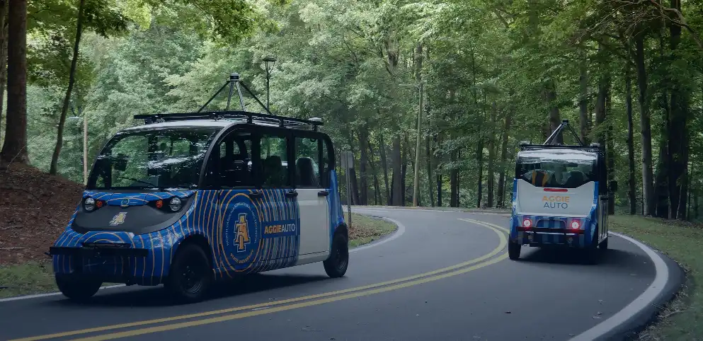 University looks to self-driving shuttles to transport students ...