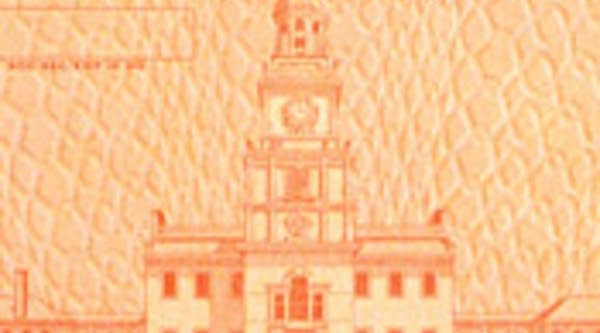 A $100 U.S. EE Savings Bond embossed with Thomas Jefferson