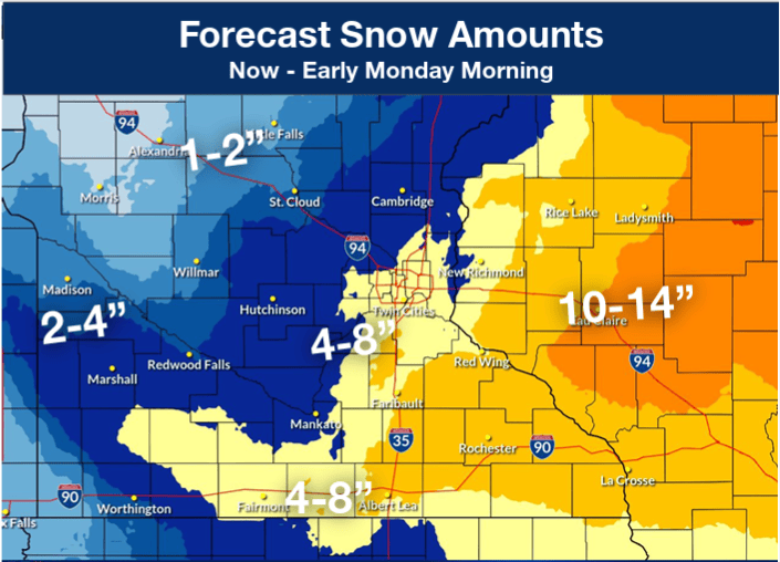 Additional snowfall potential 