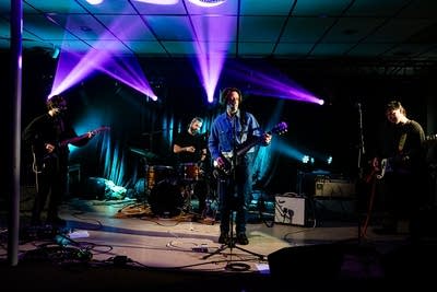 band performing on stage