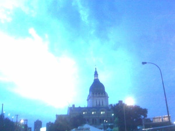 Lighting up the basilica