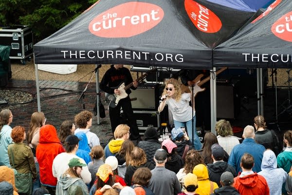 Blondshell performed at The Current Happy Hours at Surly Brewing Co. in Minneapolis on Thursday, June 12, 2025.