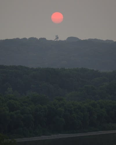 Smoky sunrise