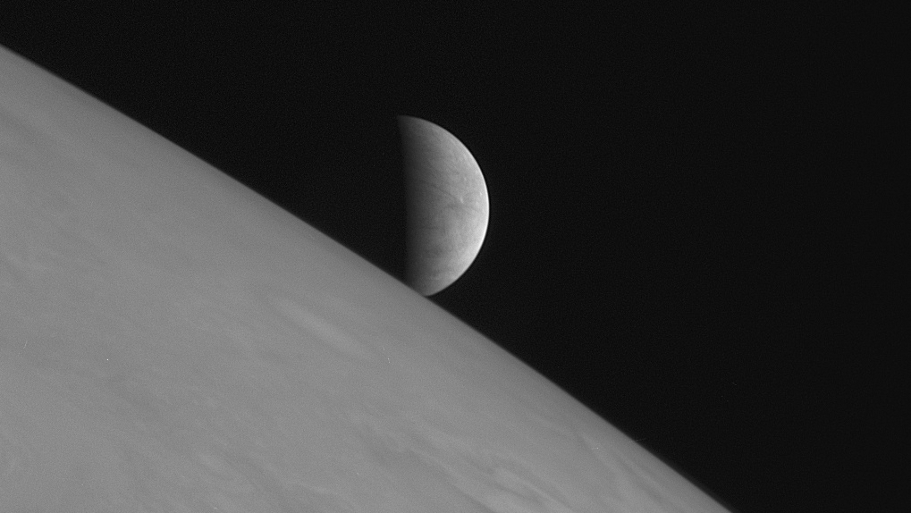 Jupiter's icy moon, Europa. 