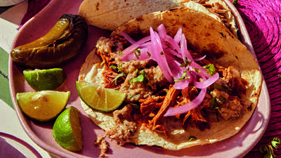 Salsa Tejana (Texas Salsa with Roasted peaches, charred habanero, and toasted pecans)