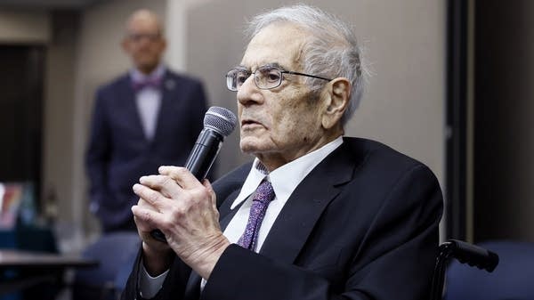 Above, Barney Frank in November 2025.
