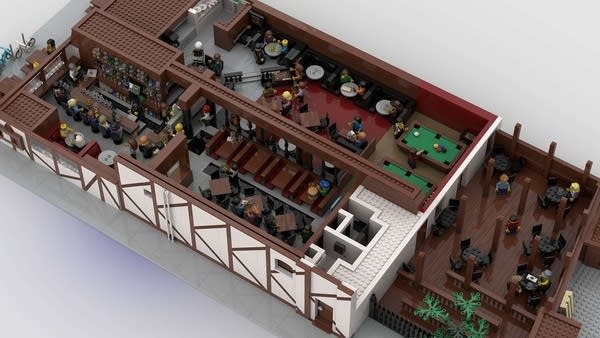 Lego CC Club Interior