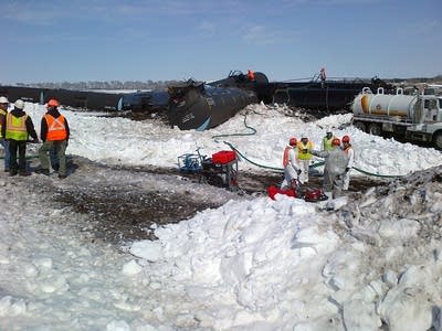 Train derailed