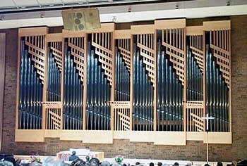 1927 Casavant; 2001 Schantz organ, Opus 1177, at St. Andrew Lutheran,...