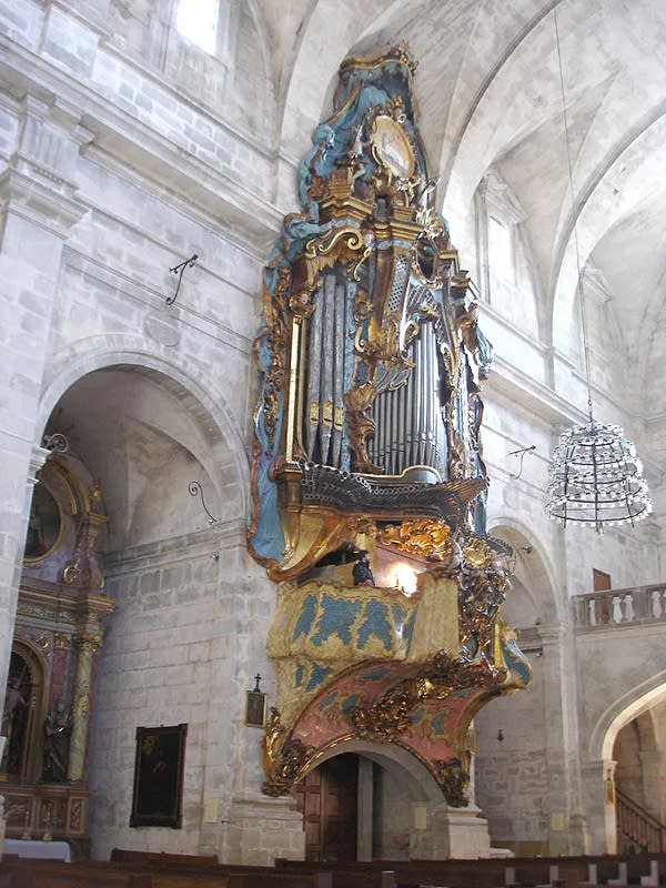 1778 Bosch organ at Santanyi Church, Mallorca, Spain