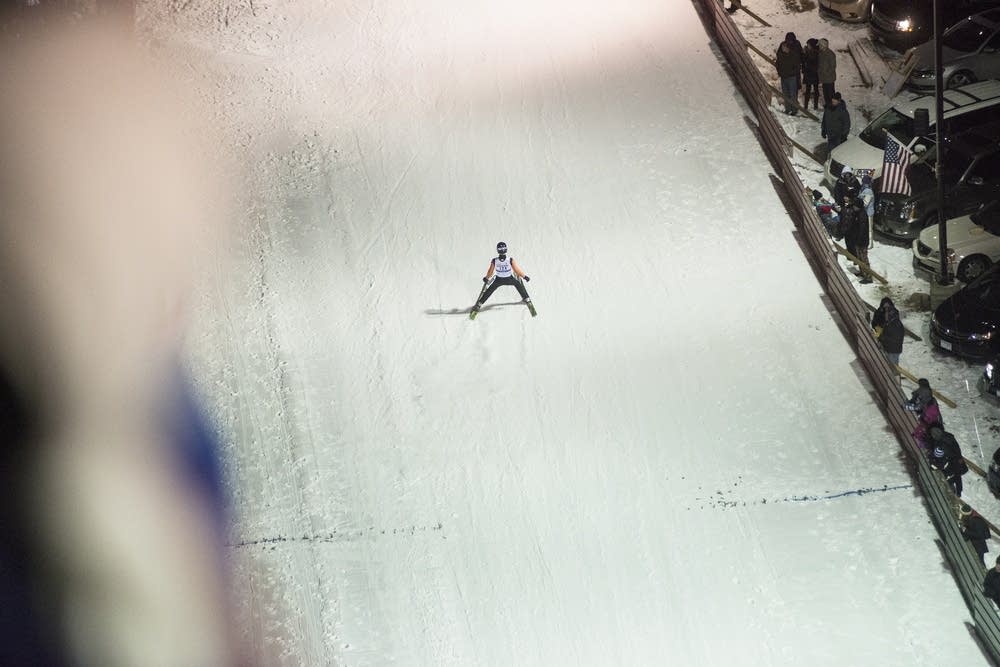 Photos Ski jumpers take to the sky over Bloomington MPR News