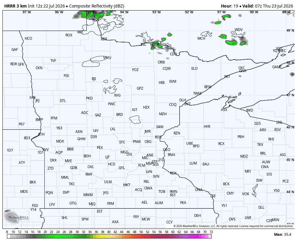 Iso rain chances