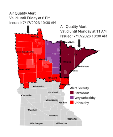 Air quality alert