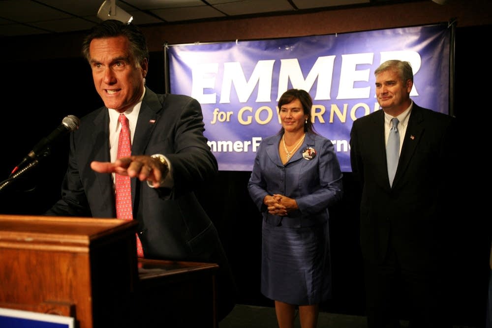 Mitt Romney and Tom Emmer