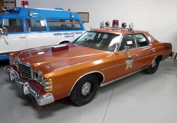 Johnson's car is preserved at the county museum.