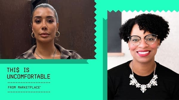 Family lawyer Sahar Taylor and financial therapist Aja Evans.