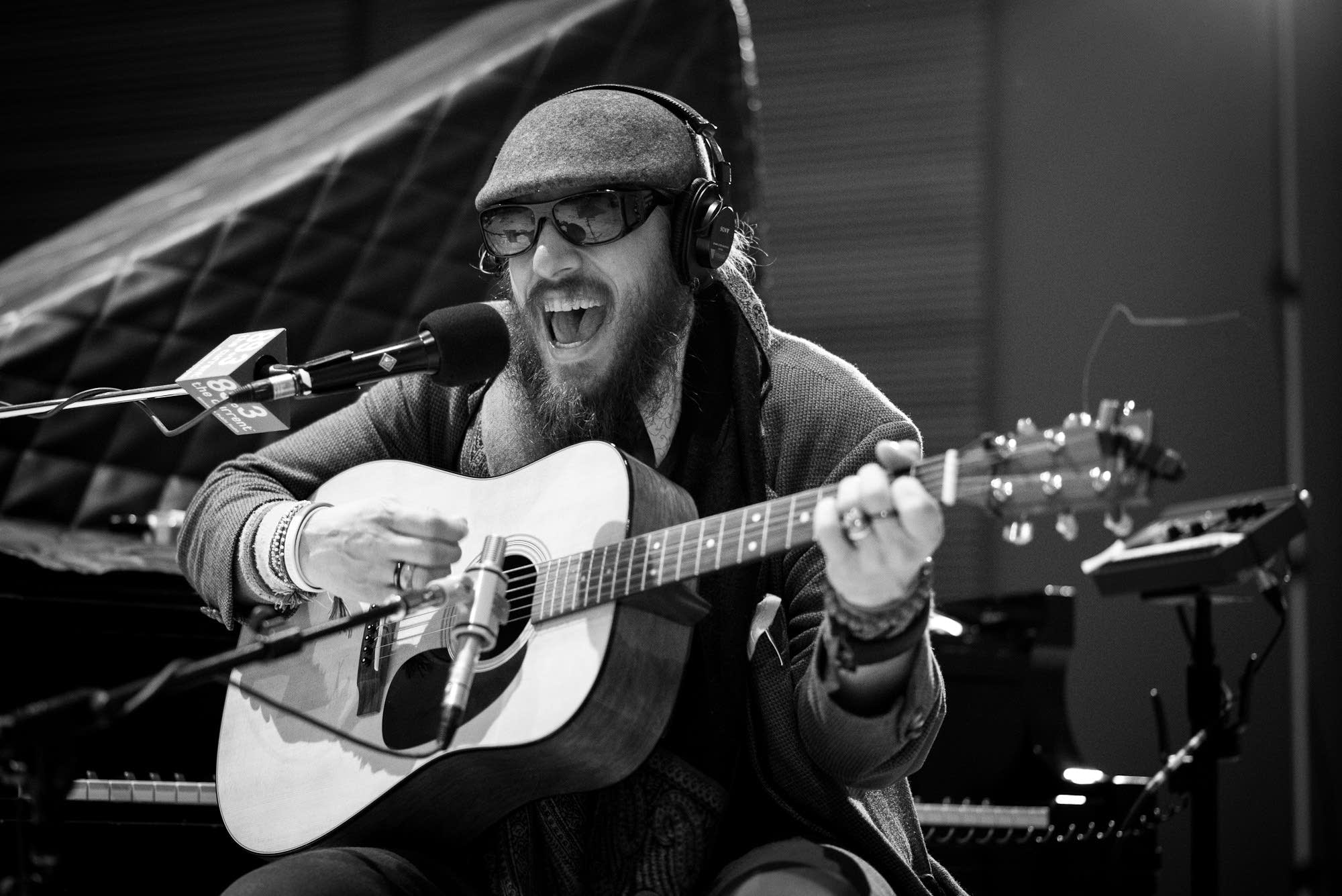 Local singer turned national figure Nicholas David performs at The