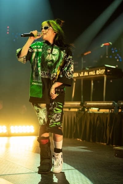 Billie Eilish performing on 'Austin City Limits' on PBS