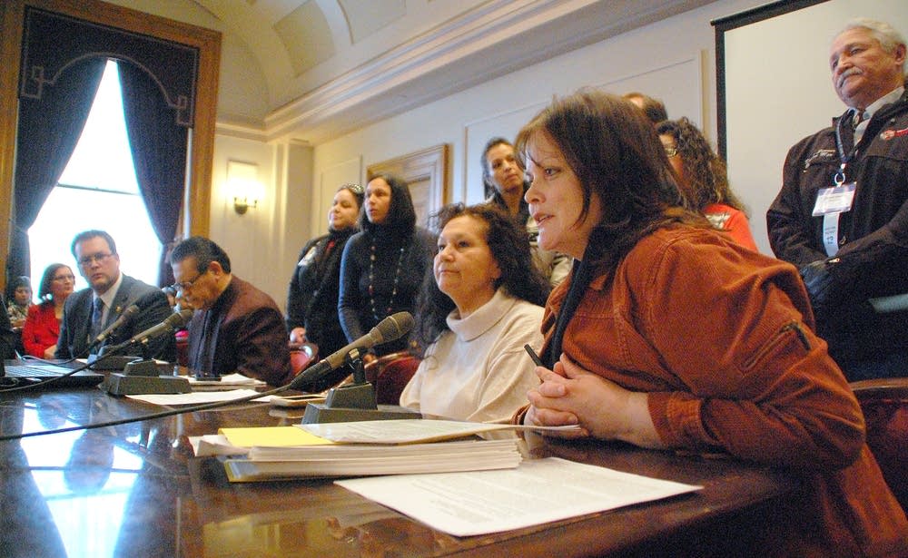 Joan LaVoy spoke to the education committee.