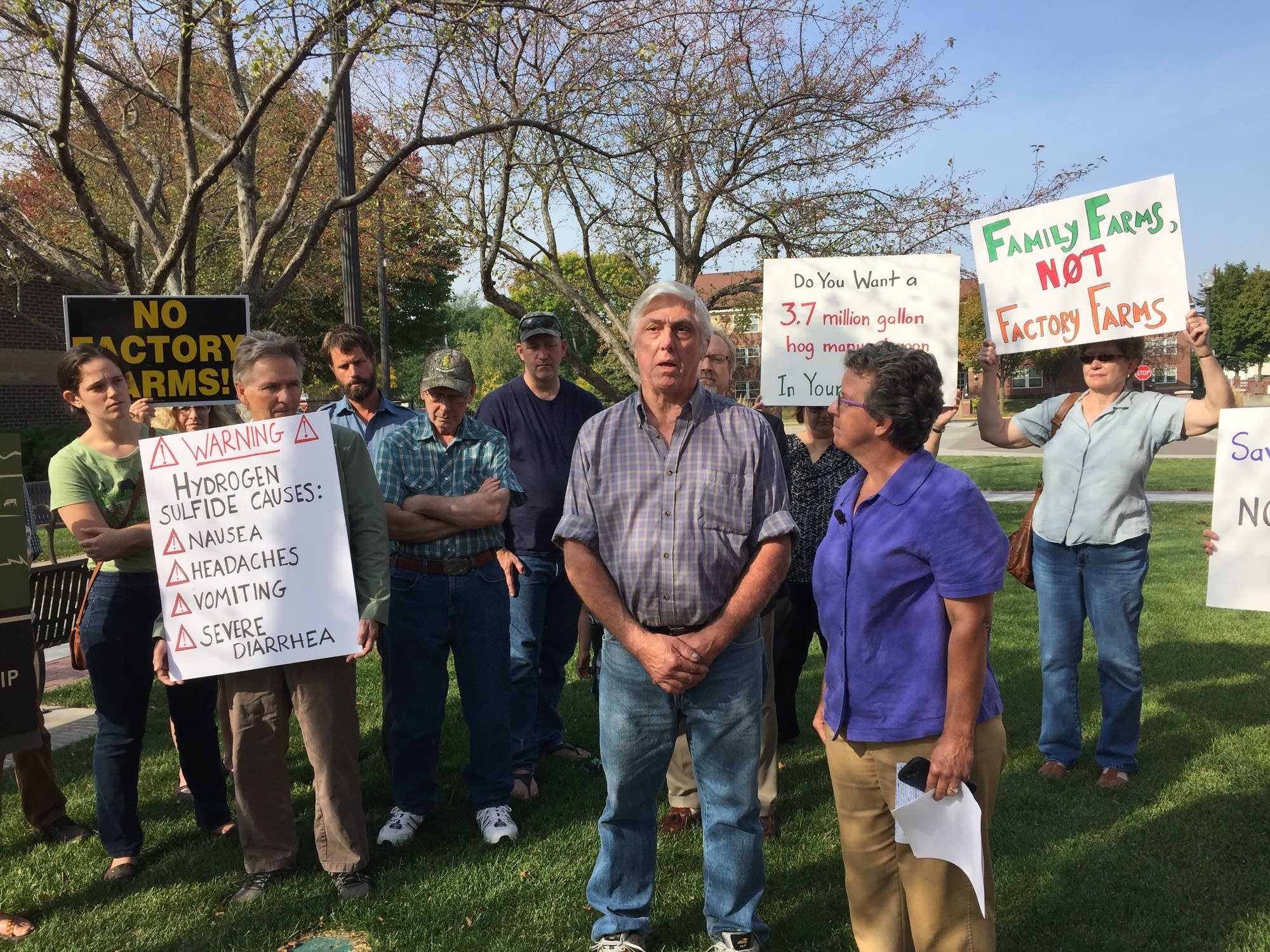 Families clash over proposed hog farm in Zumbrota Township Minnesota Public Radio News