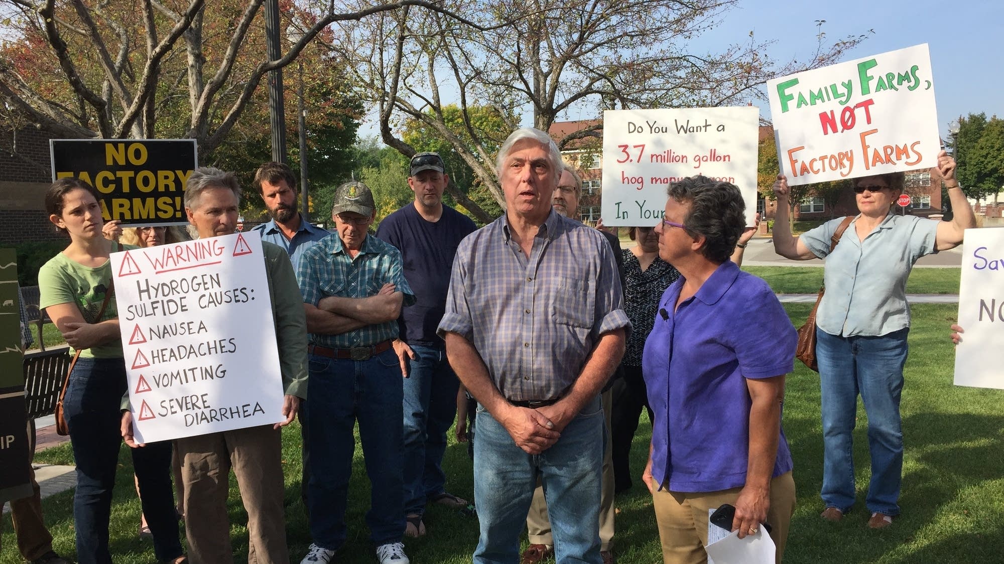 Families clash over proposed hog farm in Zumbrota Township MPR News