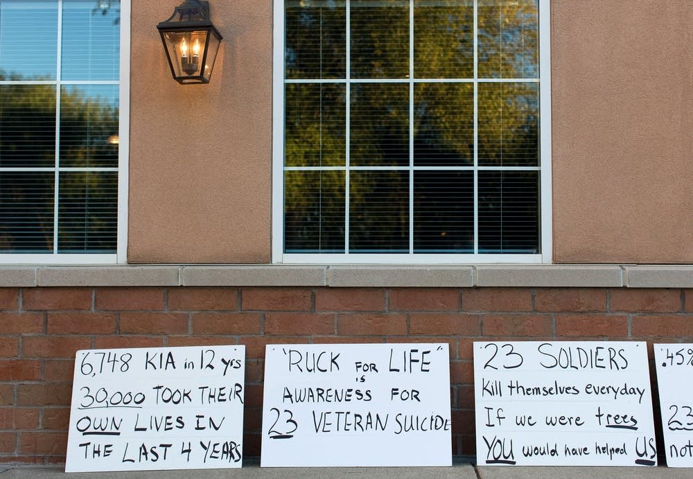 Veterans march