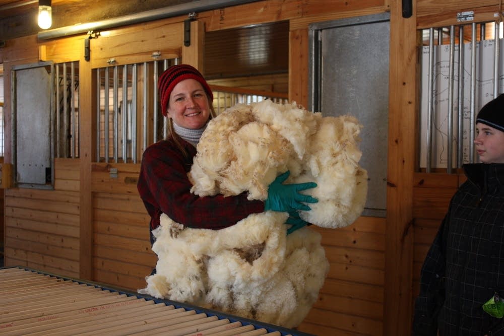 Armful of wool