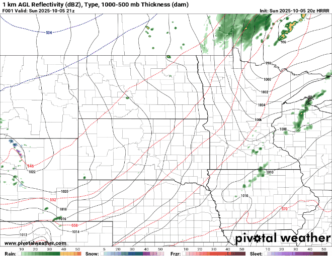 Forecast precipitation Sunday 4 p.m. to Monday 7 a.m.