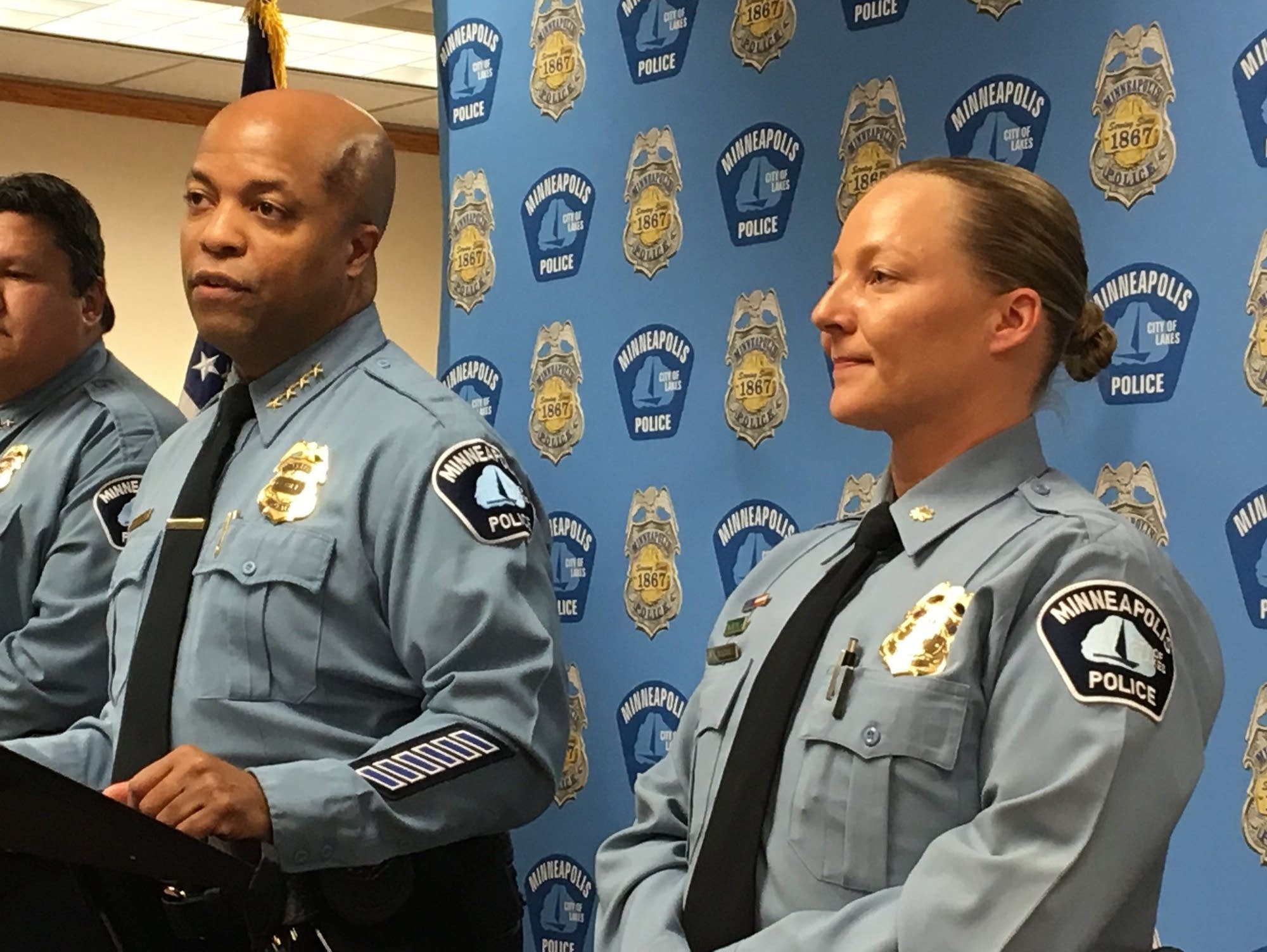 MPD Chief Arradondo announces the appointment of Sgt. Katie Blackwell.