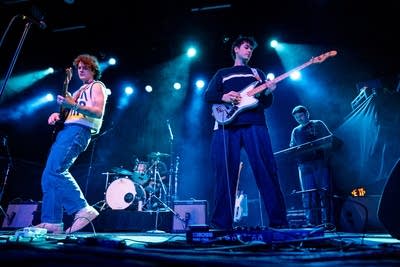 The Dalmatian Club performing on stage