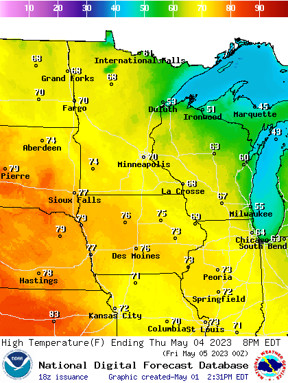 A shot at 70 this week; warmer temps may stick around