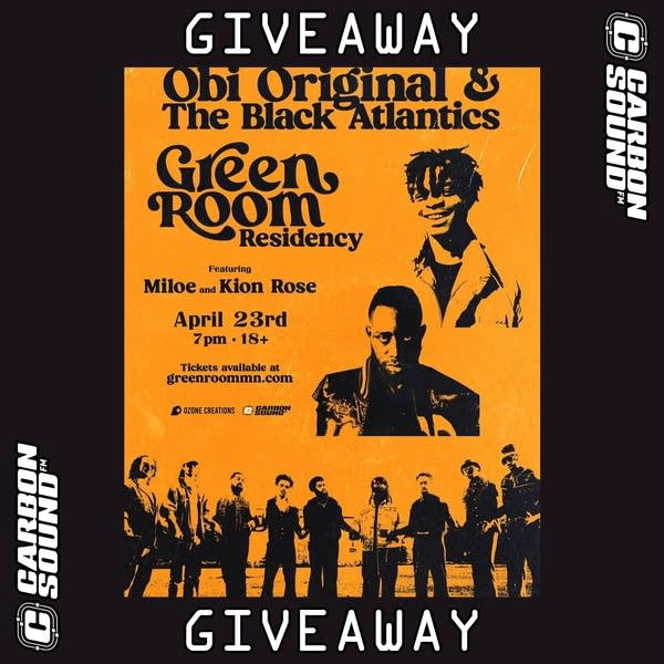 Obi Original will perform at Green Room in Minneapolis with Miloe and Kion Rose on Tuesday, April 23.