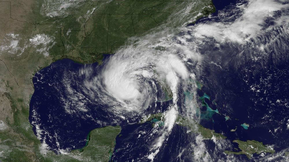 Then-Tropical Storm Isaac