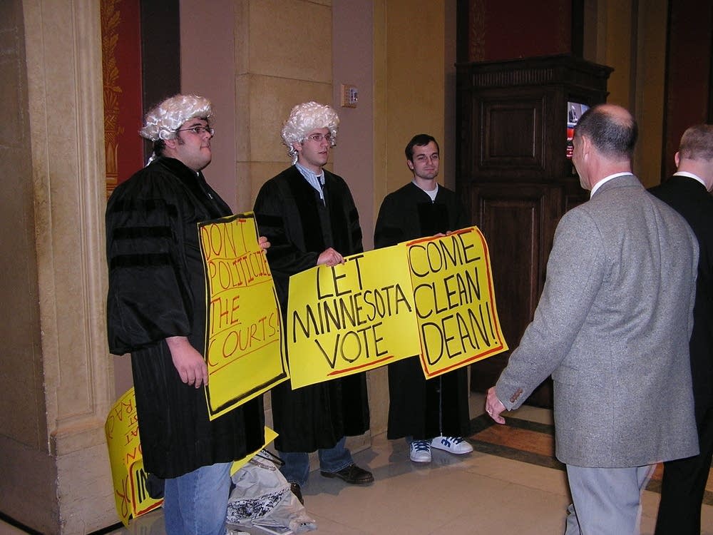 Protesters at the Capitol