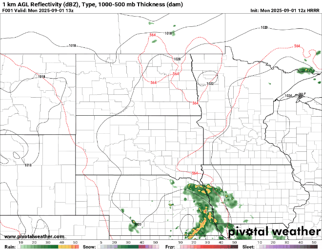 Forecast precipitation Monday 8 a.m. to midnight