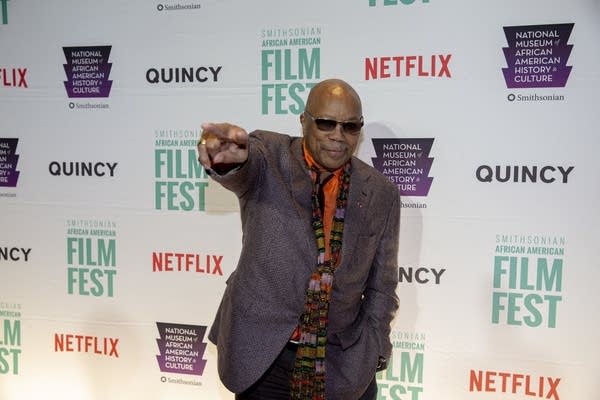 Quincy Jones walks the red carpet at National Museum Of African American History & Culture on October 26, 2018 in Washington, D.C.