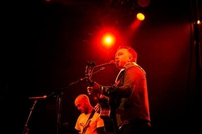 Rise Against performing on stage