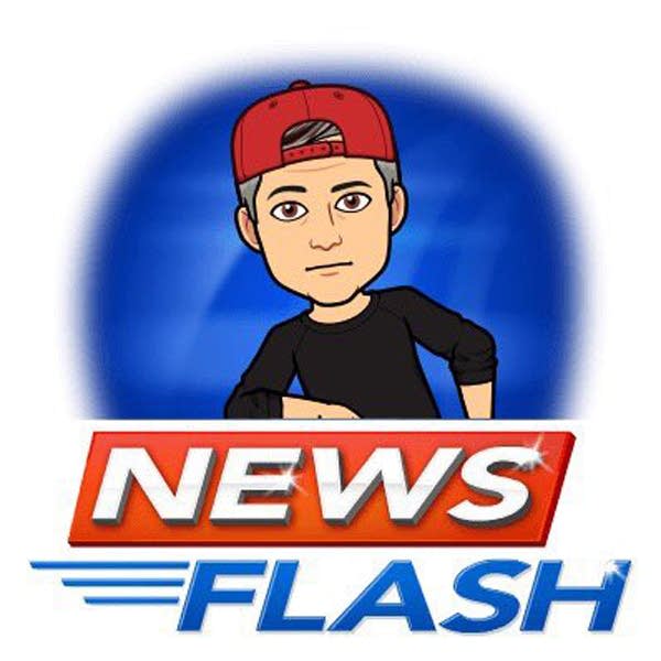 Luke's bitmoji has a news flash