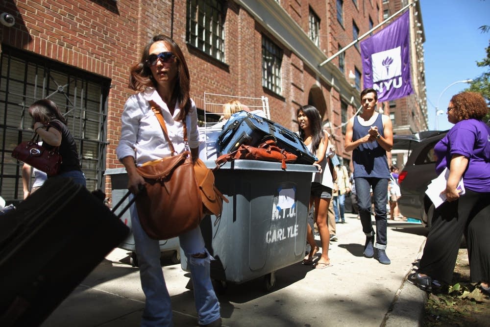 NYU dorm move-in