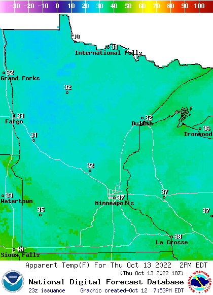 wind chills THU