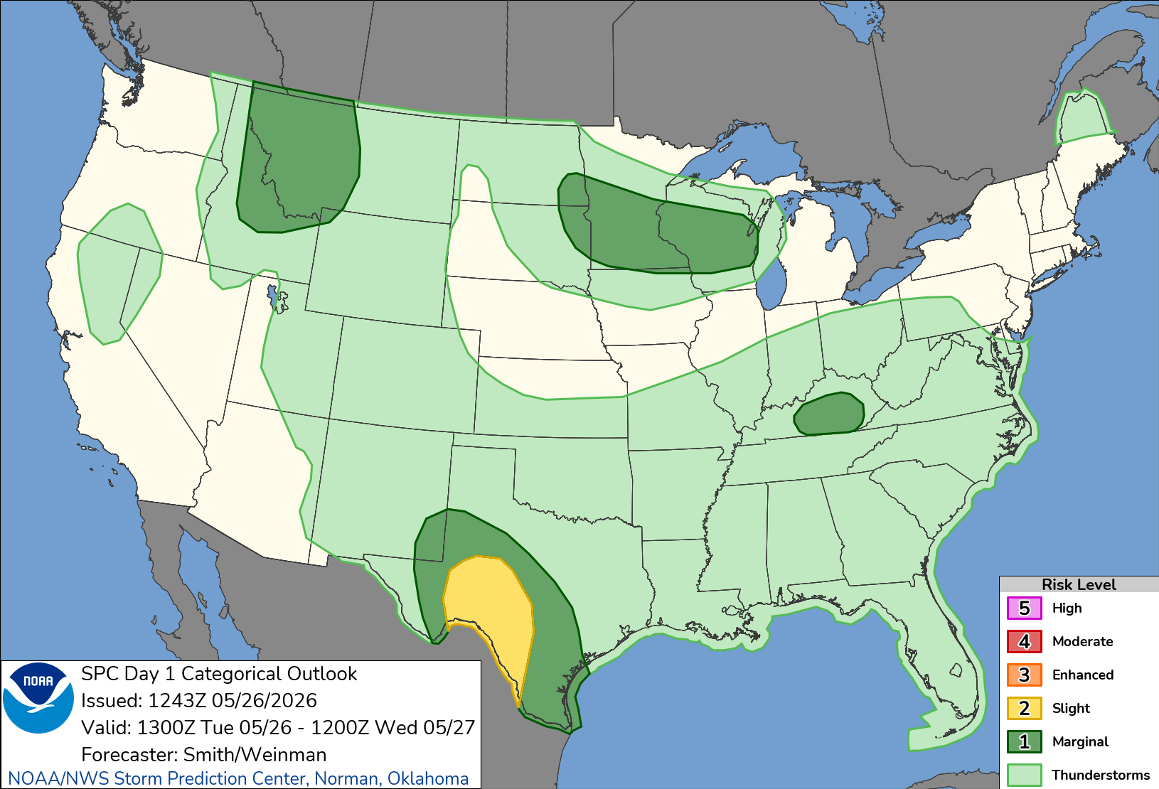 Severe weather threat for Tuesday