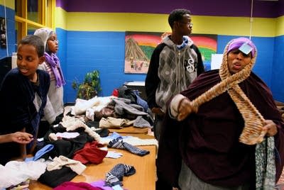 The Cedar-Riverside youth council's clothing drive